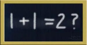 Improve thinking and problem solving by challenging assumptions behind 1+1=2.