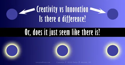 Is there really a difference between innovation and creativity in business?