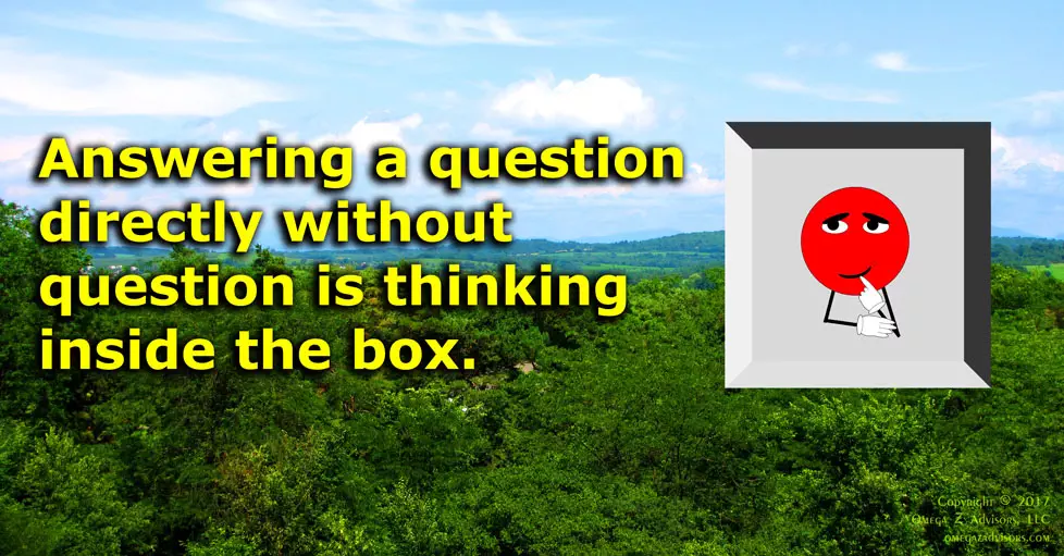 Questioning questions is an easy to begin to challenge assumptions like a pro.